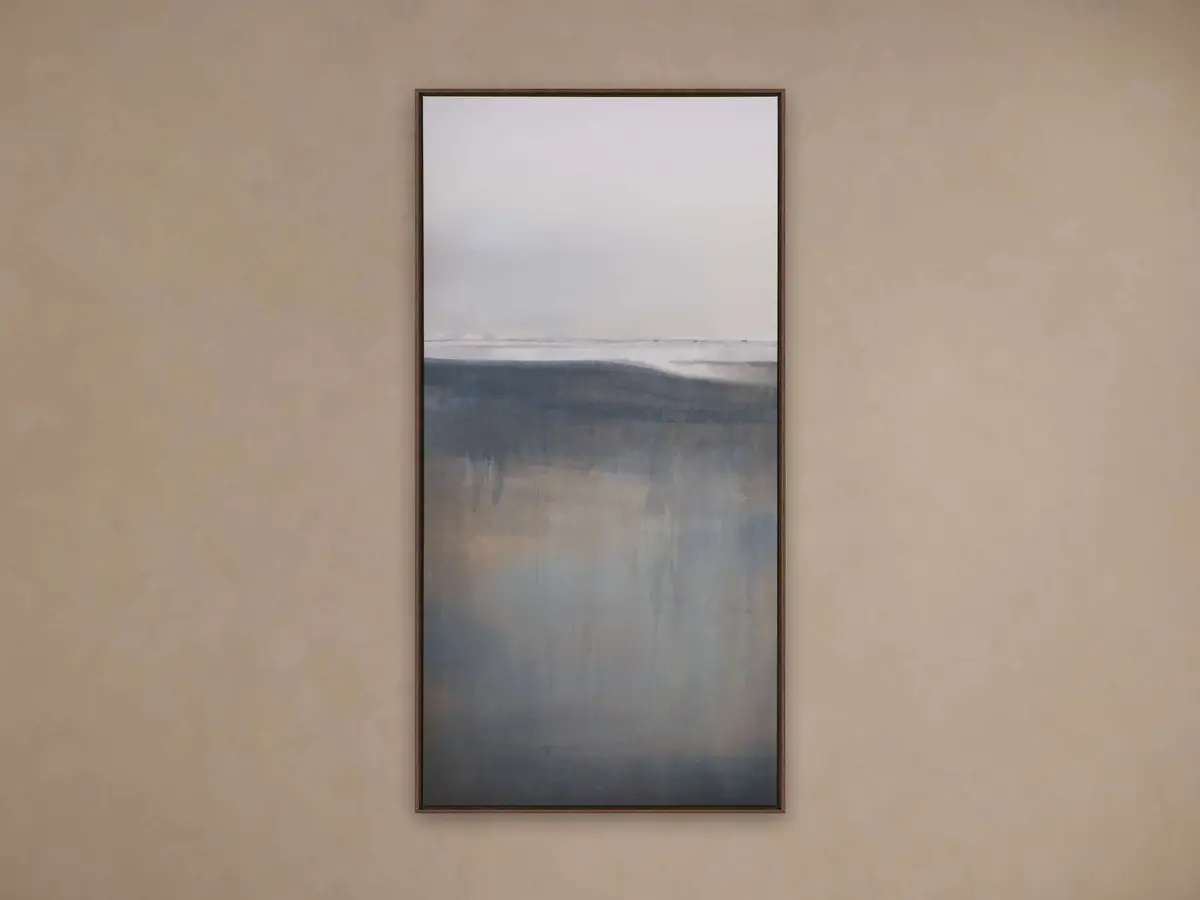 Blue Abstract Framed Print 1