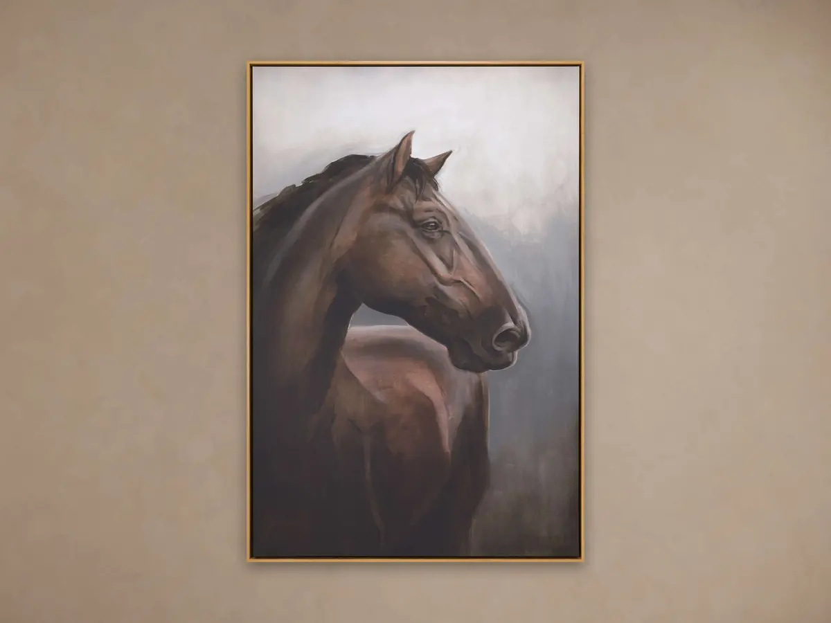 Lone Stallion Framed Print 1