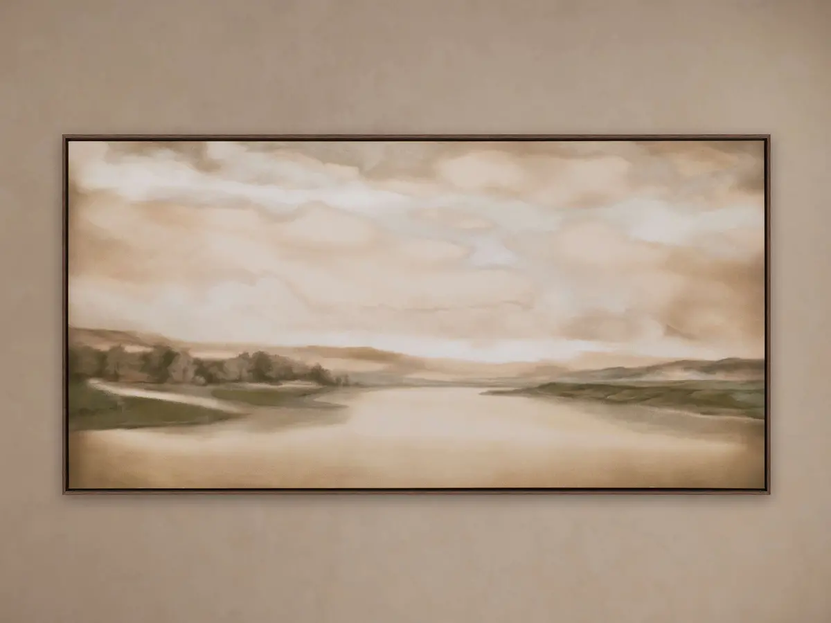 Soft Landscape Framed Print 1
