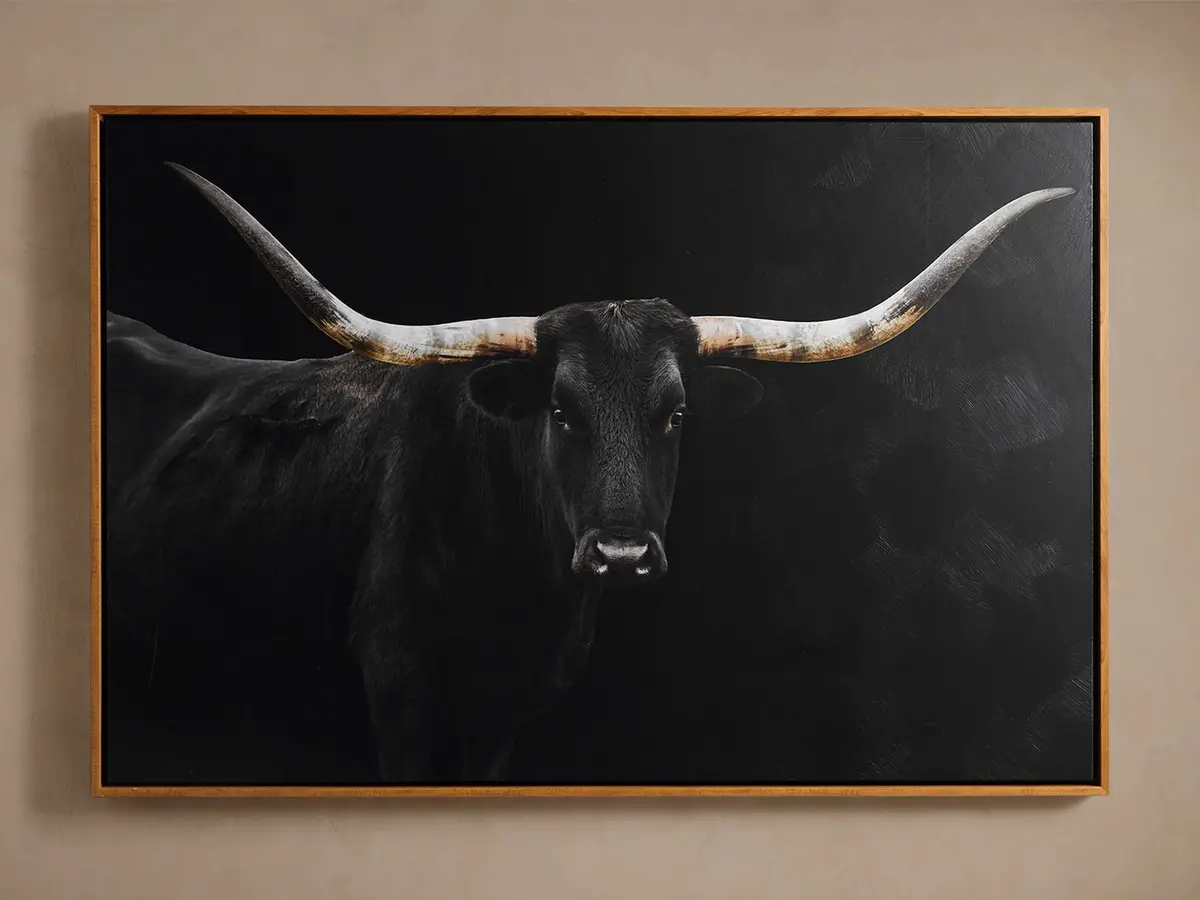 Longhorn Framed Print 1
