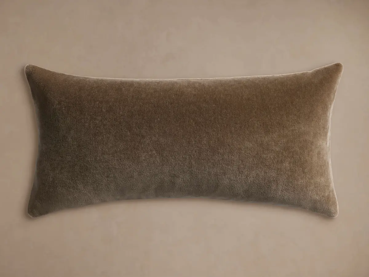 Mohair Lumbar Pillow 1
