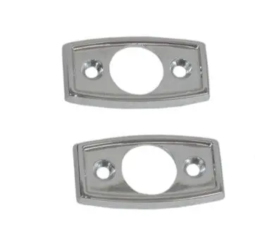 810Buk-67B Mopar 1966-67 A,B,C-Body Bucket Seat Headrest Mounting Bezels 1