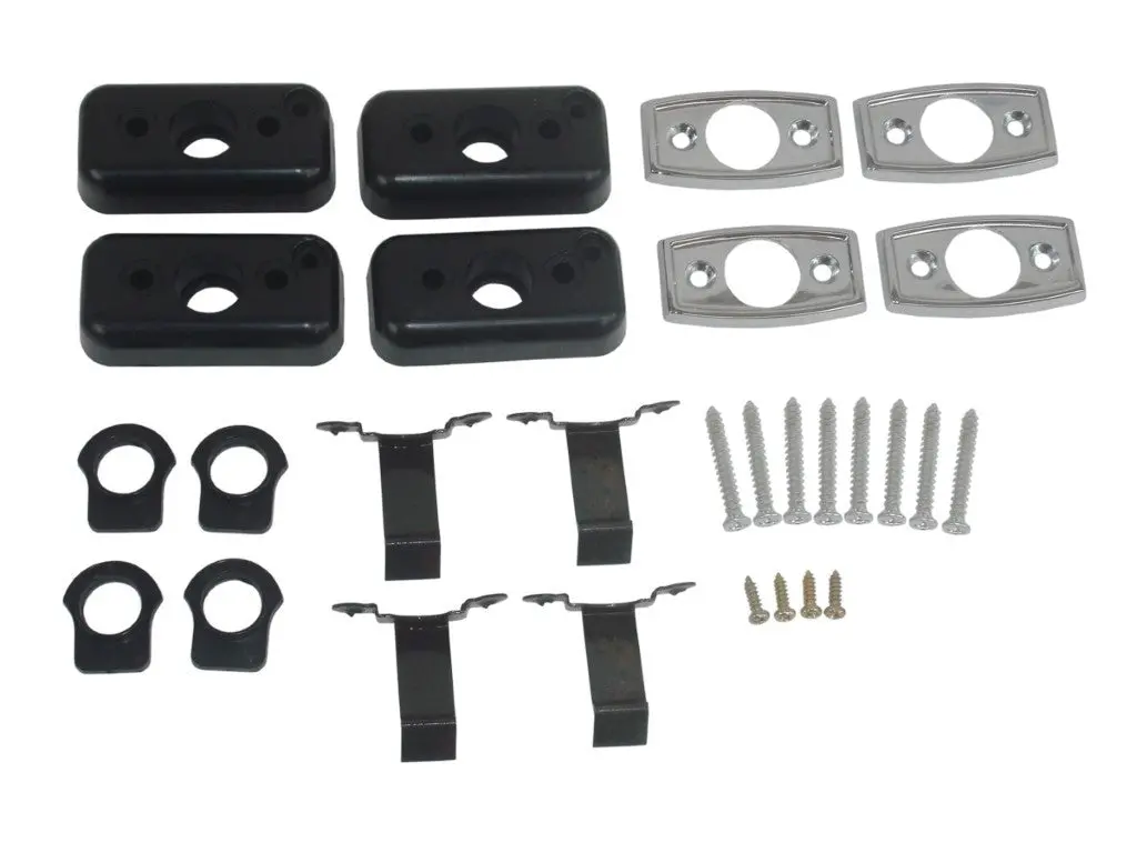 810Buk-67Kit Mopar 1966-67 A,B,C-Body Bucket Seat Headrest Mounting Kit 1