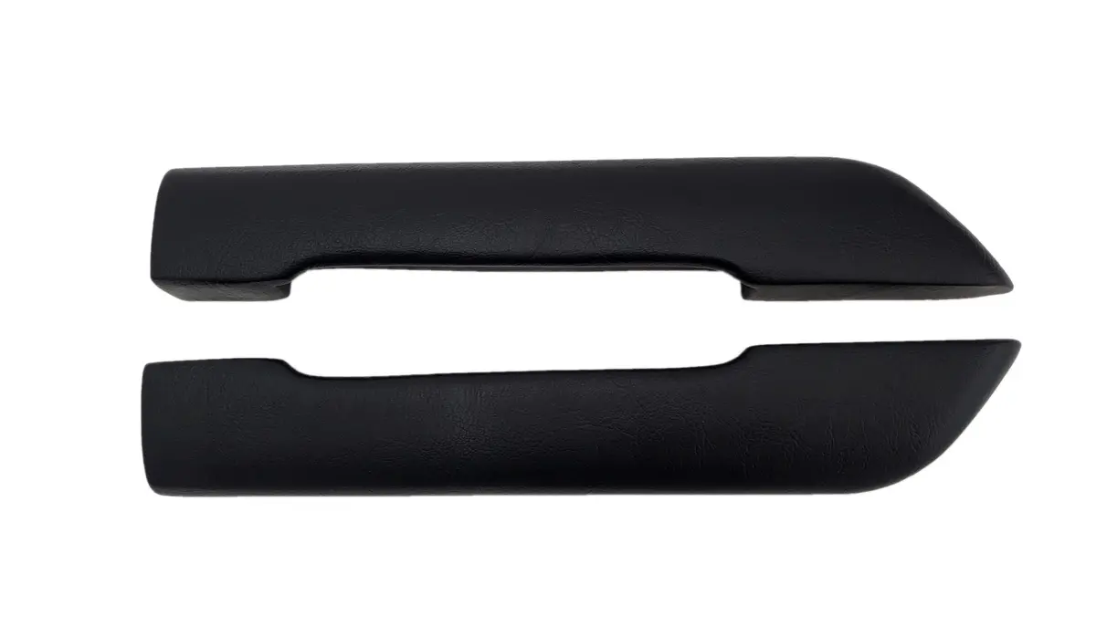 820-B Mopar Plymouth Barracuda/Cuda Front Armrest Pads Black 1