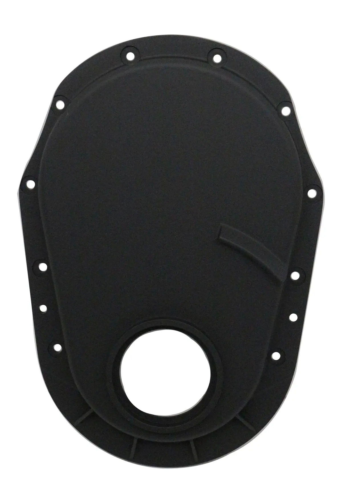 Aluminum 1991-95 Chevy Bb Gen 5 454-502 Timing Chain Cover - Black 1