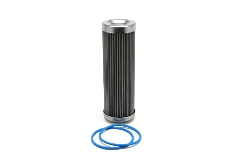 Fuelab 40-Micron Stainless Steel Replacement Filter Element – 5-Inch Length With Dual O-Rings And Installation Guide 1