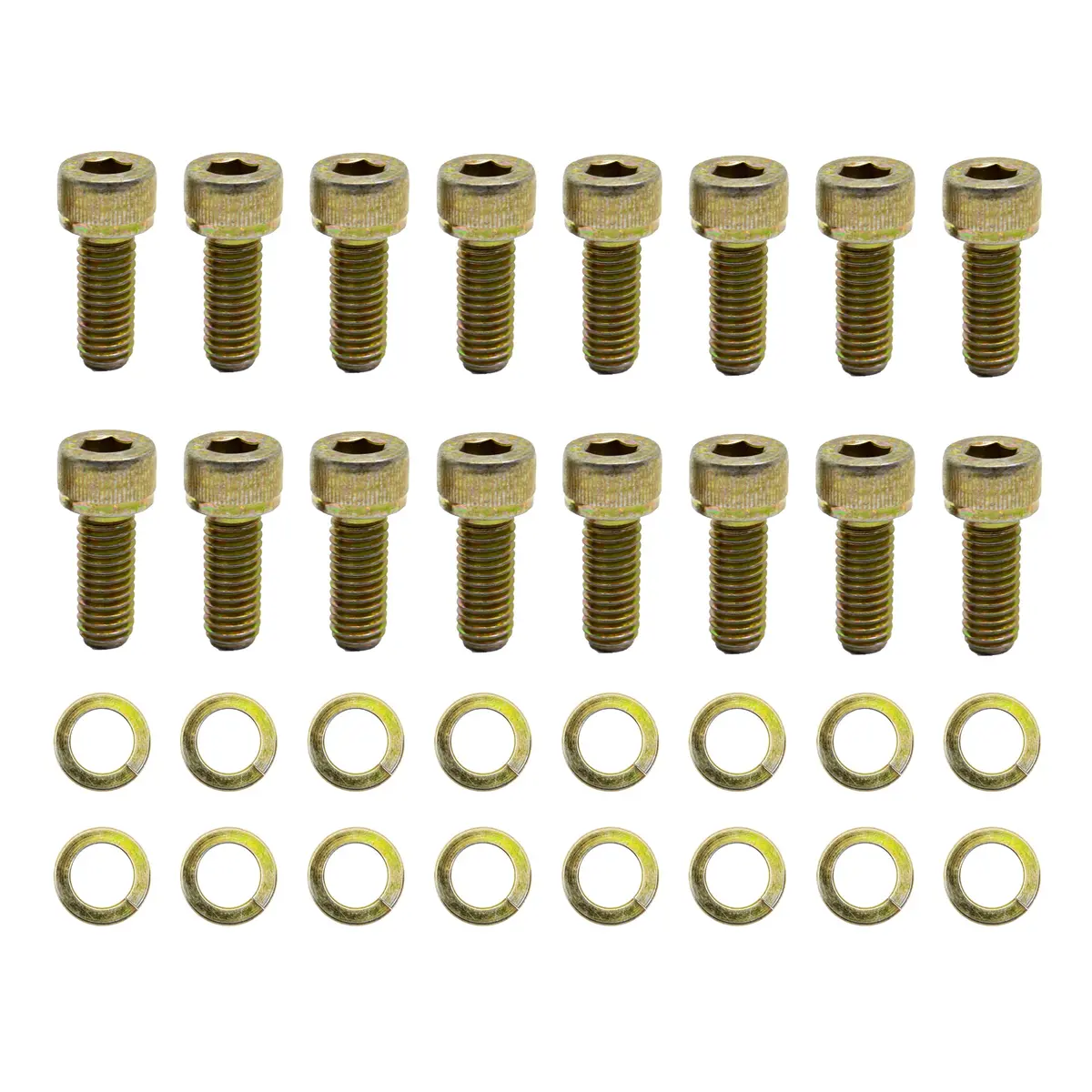 Chevy-Gm 700R4 Transmission Pan Bolt Kit (16 Pcs) - Zinc 1