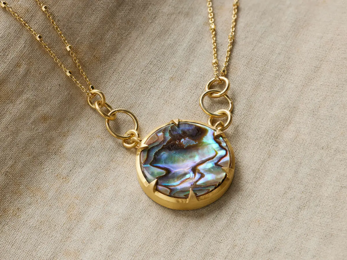 Autry Abalone Pendant Necklace 1