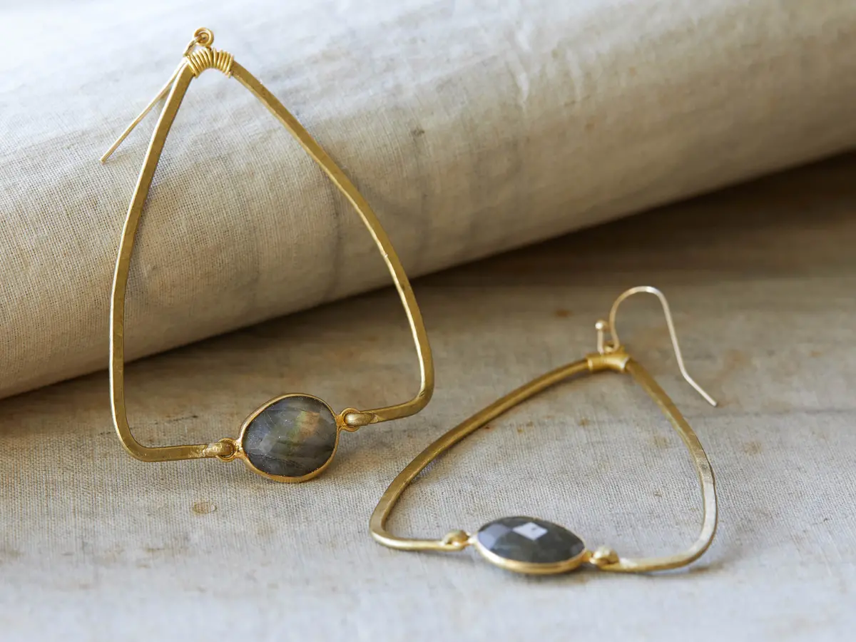 Adalene Labradorite Earrings 1