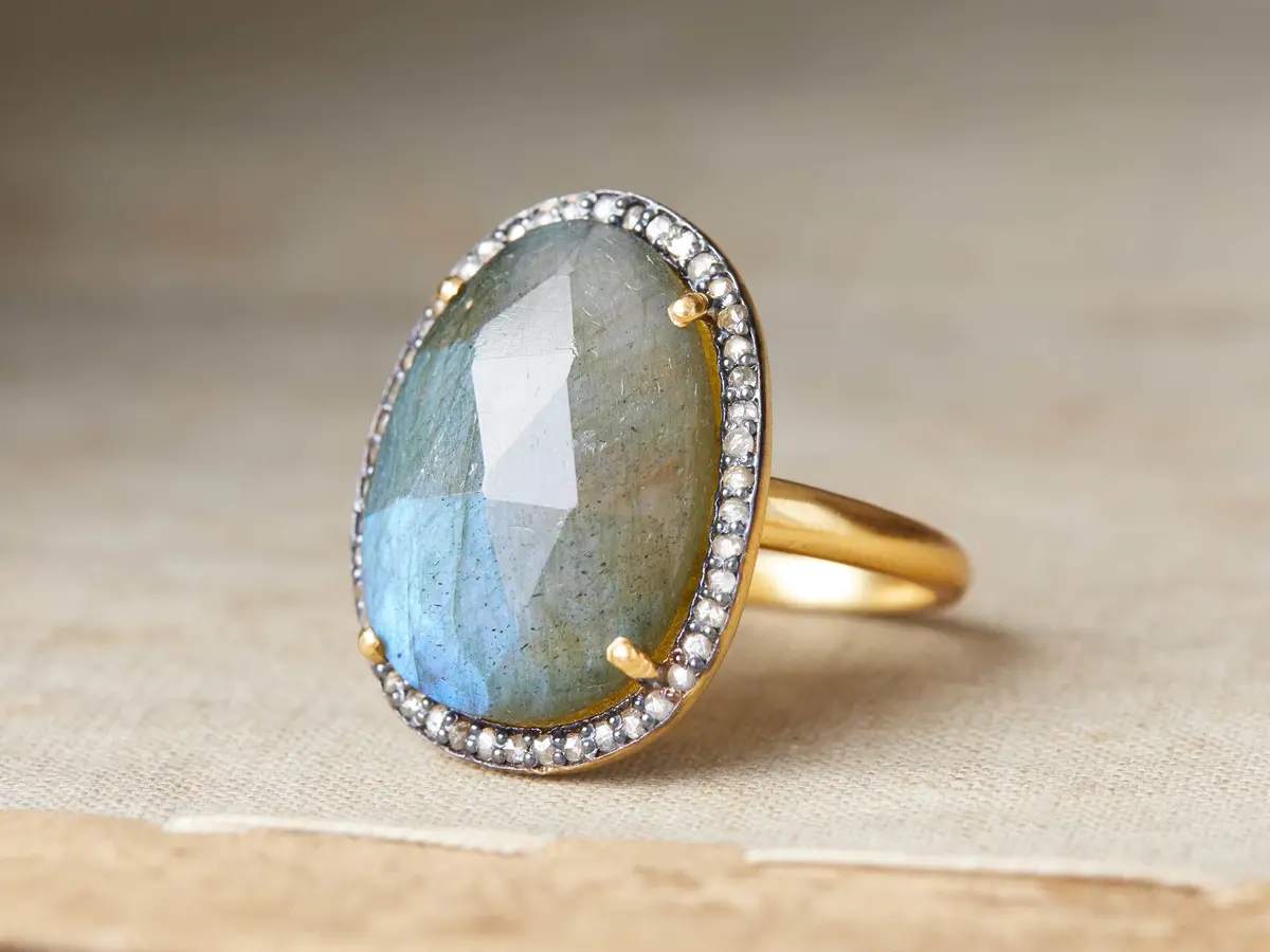 Evelina Labradorite Ring 1