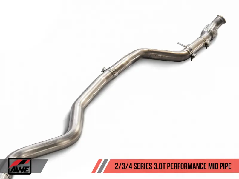 Awe Tuning Performance Mid-Pipe For Bmw F30/F32 335I & 435I 1