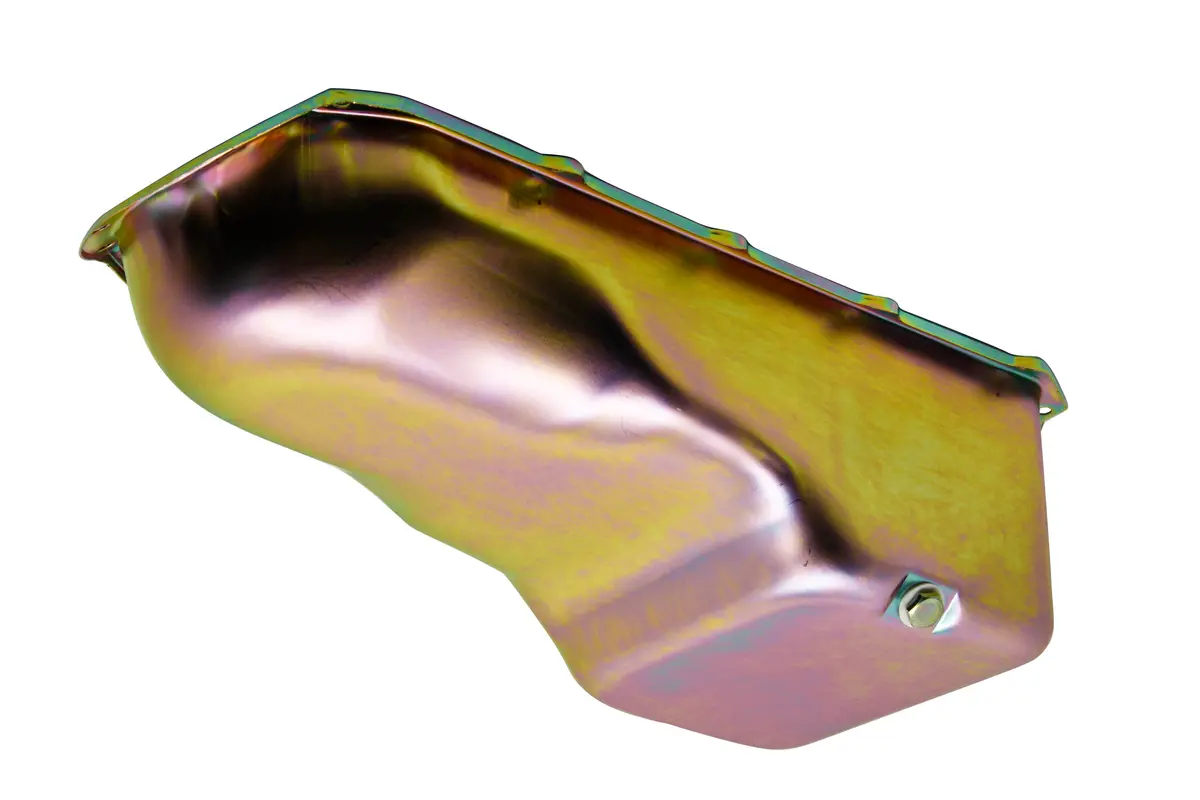 1959-81 Pontiac 265-301-326-350-389-400-421-428-455 V8 Oil Pan - Zinc 1