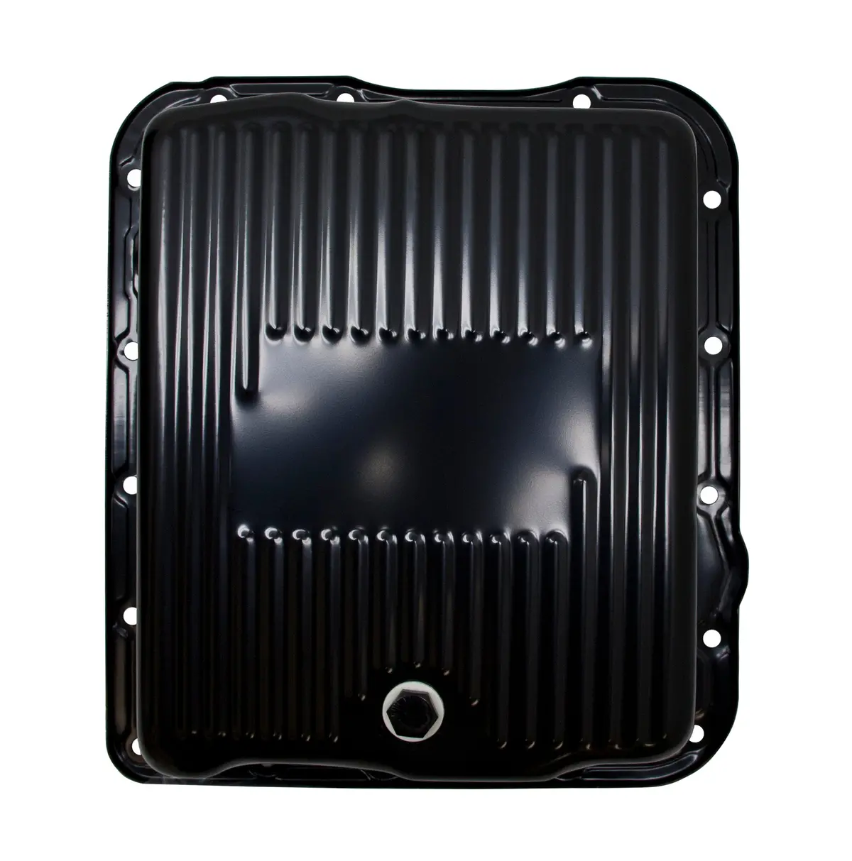 Chevy-Gm 700R4-4L60e-4L65e Steel Transmission Pan (Deep Sump) - Edp Black 1