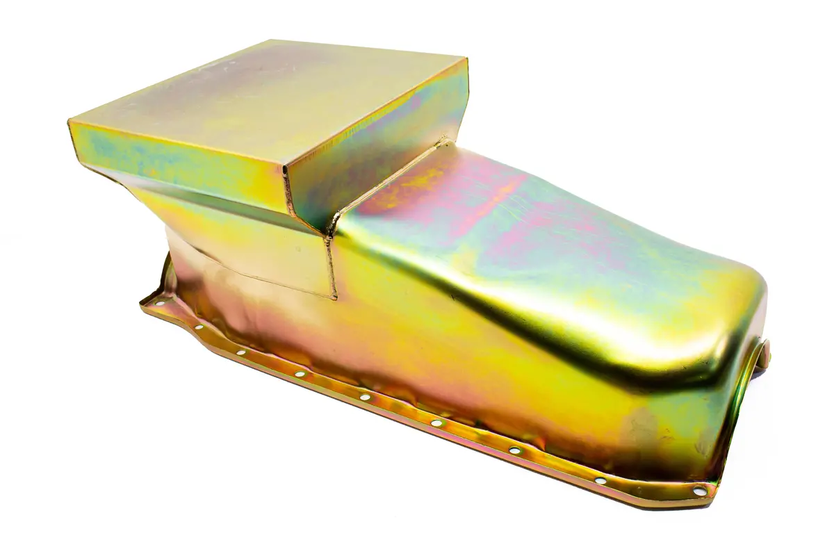 1986-02 Chevy Small Block 283-305-327-350-400 Drag Racing Oil Pan - Zinc 1