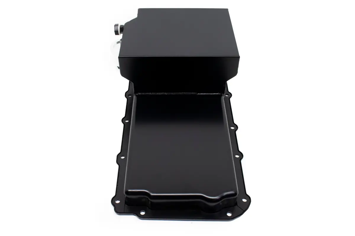 Steel Chevy Gm Ls Engines Oil Pan 7 Qt Filter Adapter - Black 2