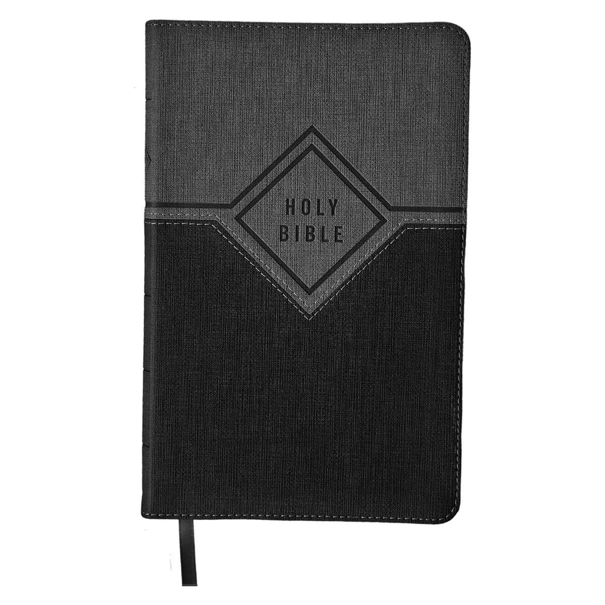 Niv Black / Gray Imitation Leather Premium Gift Bible Red Letter Comfort Print 1
