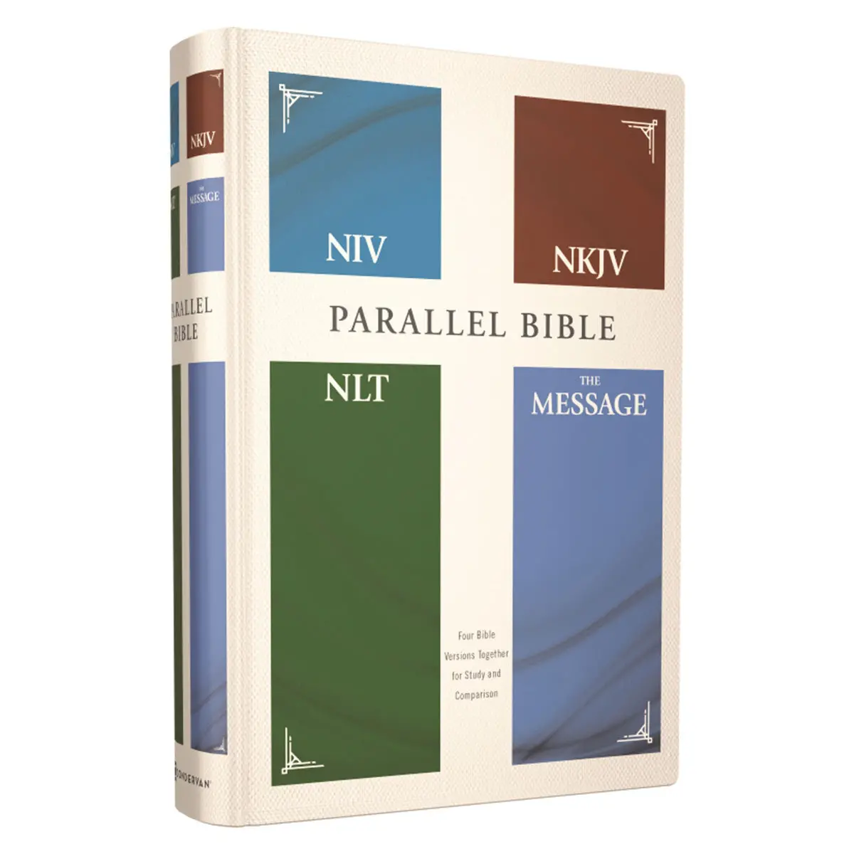 Niv, Nkjv, Nlt, The Message Contemporary Comparative Parallel Bible (Hardcover) 2