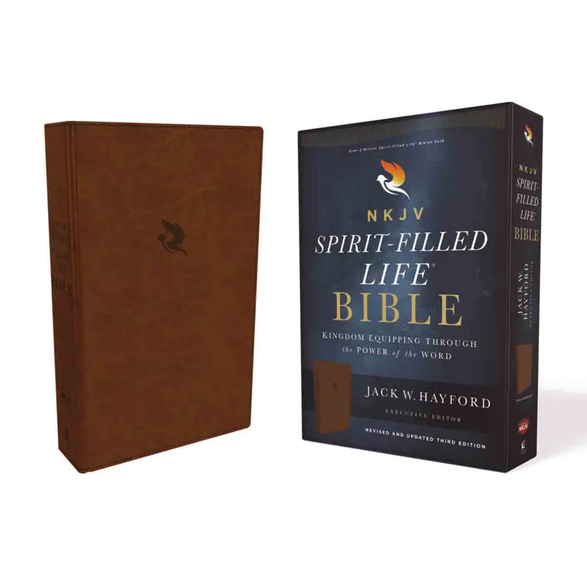 Nkjv Spirit Filled Life Bible Brown (Imitation Leather) 1