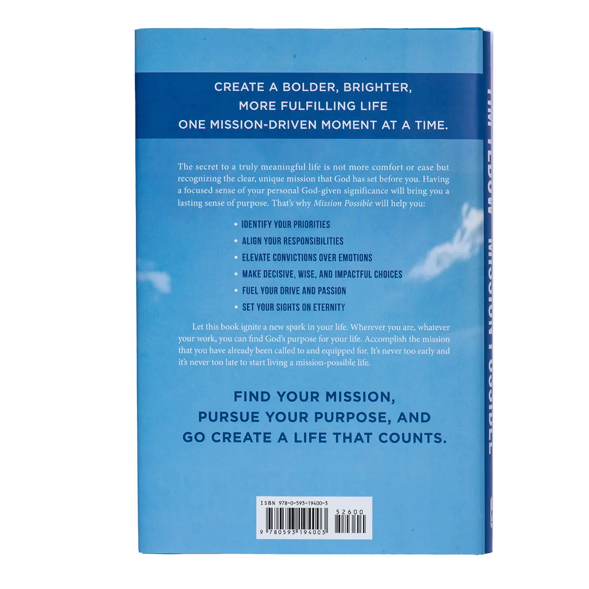 Mission Possible: Go Create A Life That Counts (Hardcover) 2