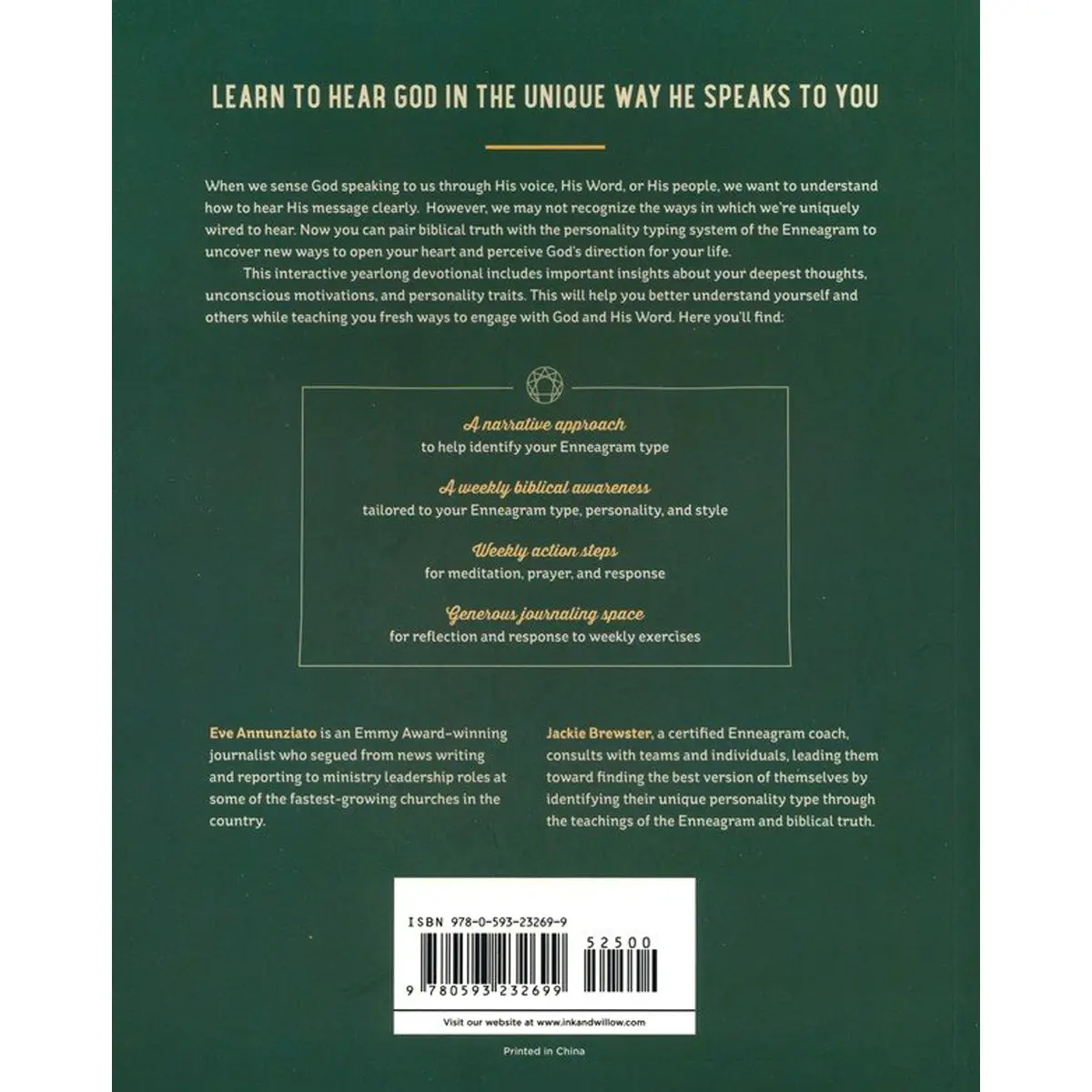 Hearing God Speak: A 52-Week Interactive Enneagram Devotional (Paperback) 2