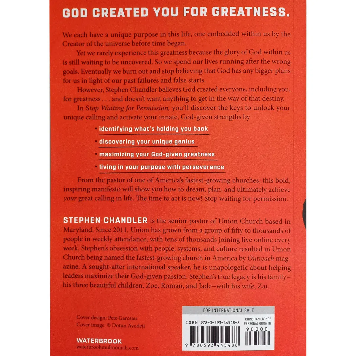 Stop Waiting For Permission: Harness Your Gifts (Paperback) 2