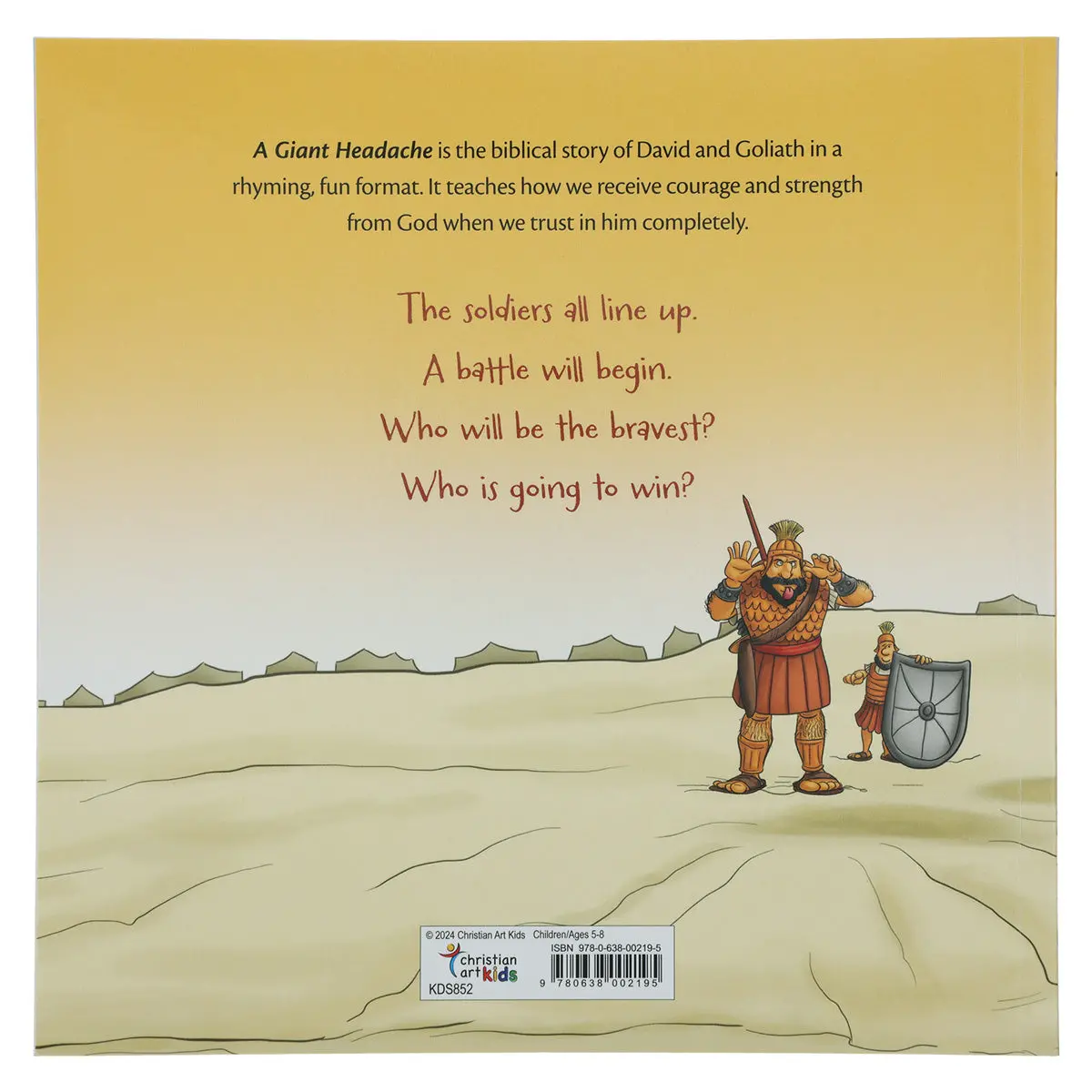 A Giant Headache: The Story Of David And Goliath (Paperback) 2