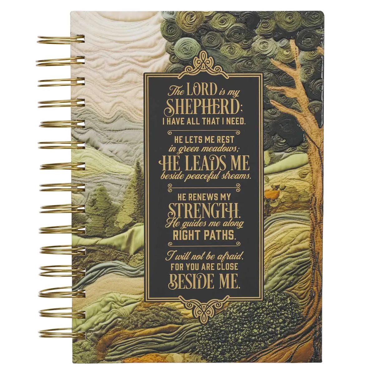 The Lord Is My Shepherd Hardcover Wirebound Journal 1