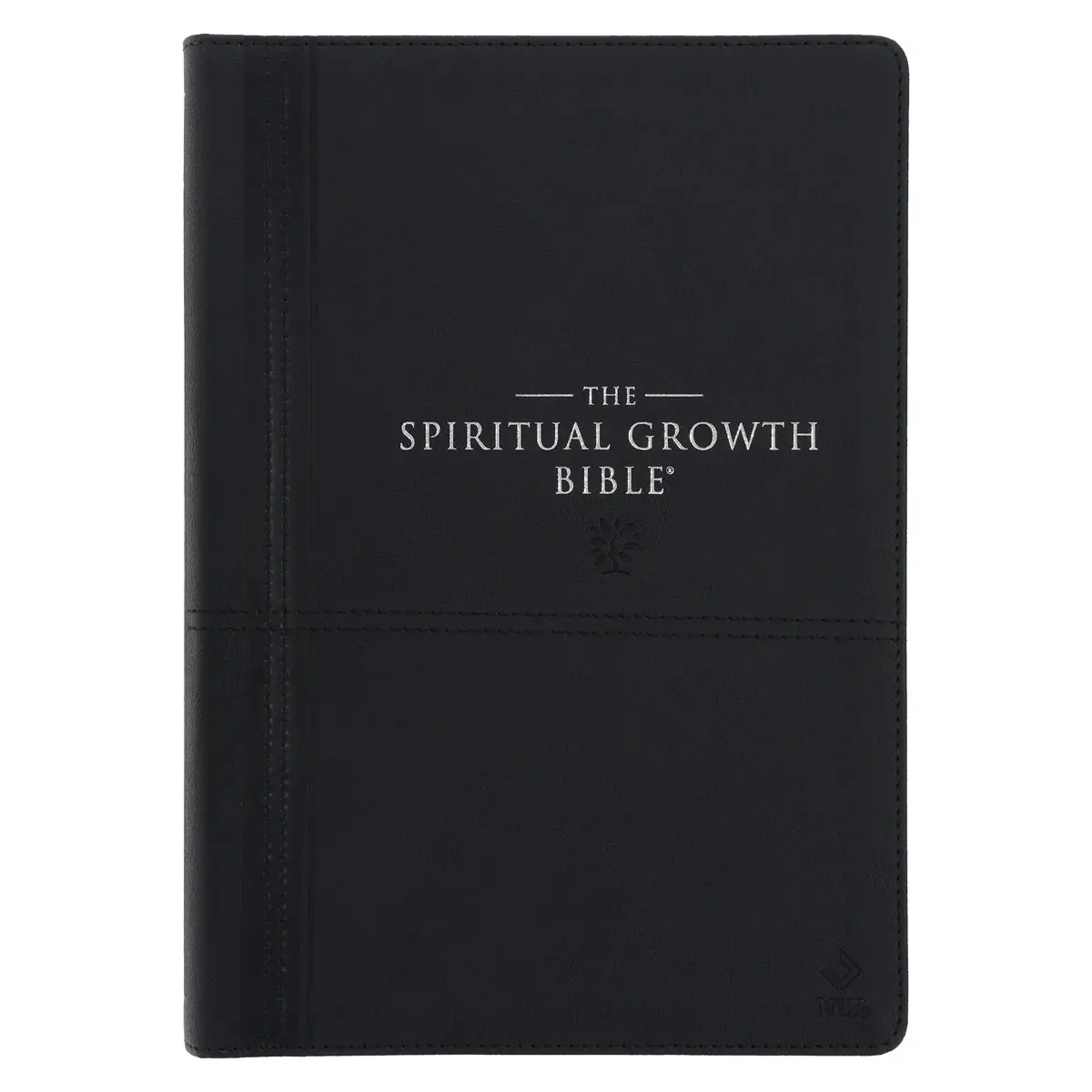 Nlt Black Faux Leather Spiritual Growth Bible 1
