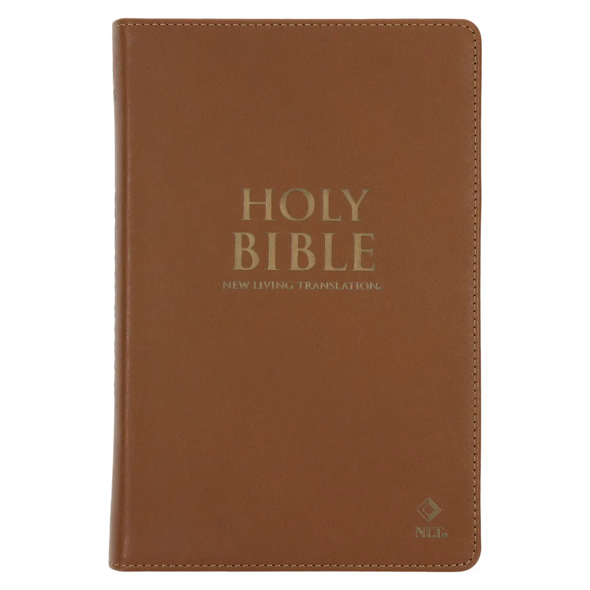 Nlt Tan Genuine Leather Flexcover Standard Bible With Indexing Tabs 1