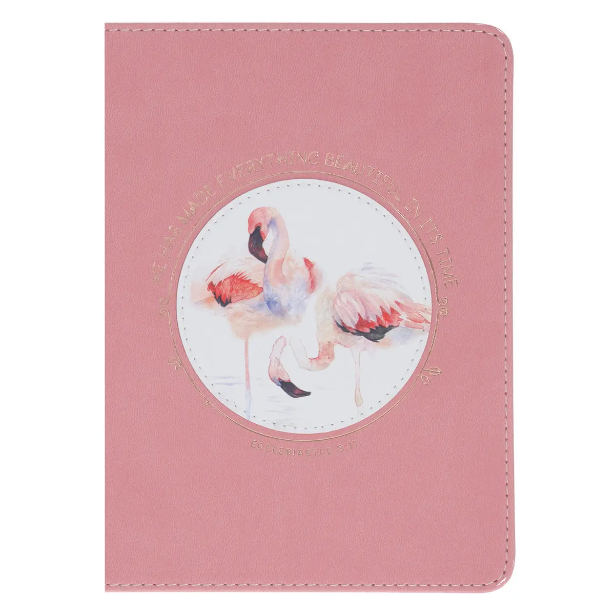 He Has Made Everything Beautiful In Its Time Handy-Sized Faux Leather Journal 1