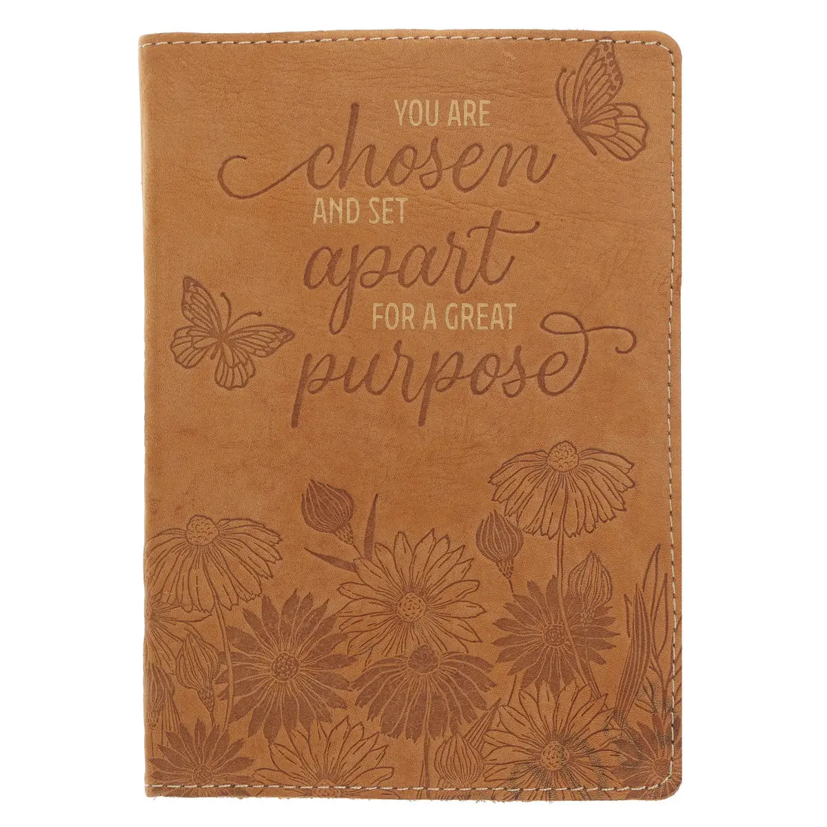 You Are Chosen And Set Apart For A Great Purpose Handy-Sized Genuine Leather Journal 1