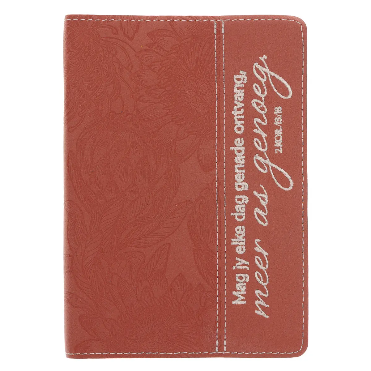 Mag Jy Elke Dag Genade Ontvang Afrikaans Handy-Sized Genuine Leather Journal 1