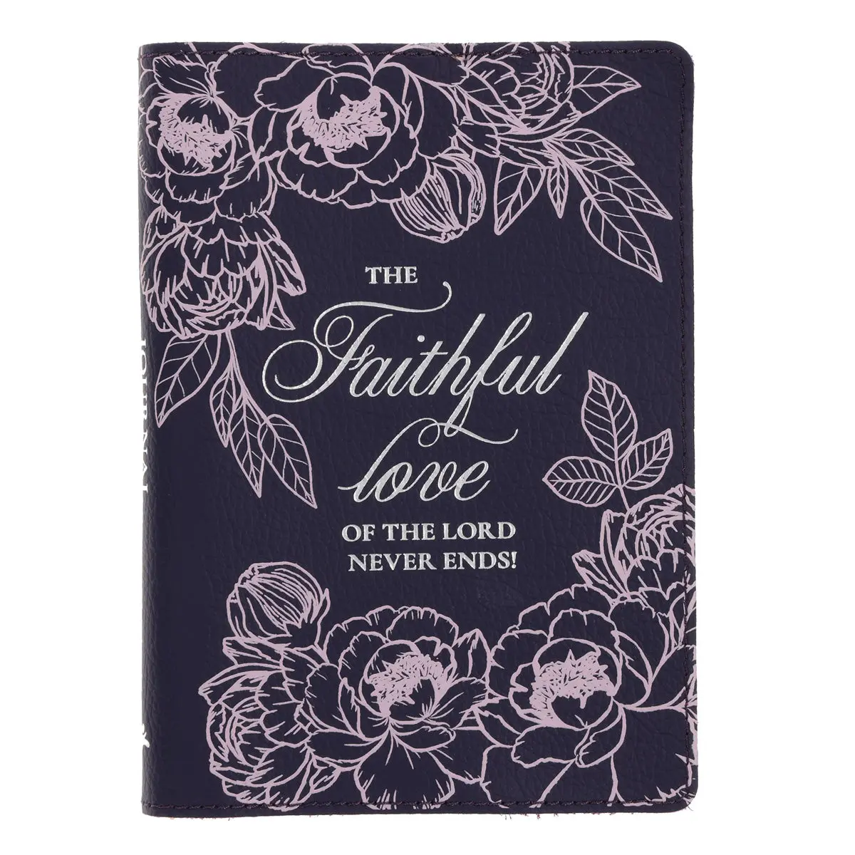 The Faithful Love Of The Lord Never Ends Handy-Sized Genuine Leather Journal 1