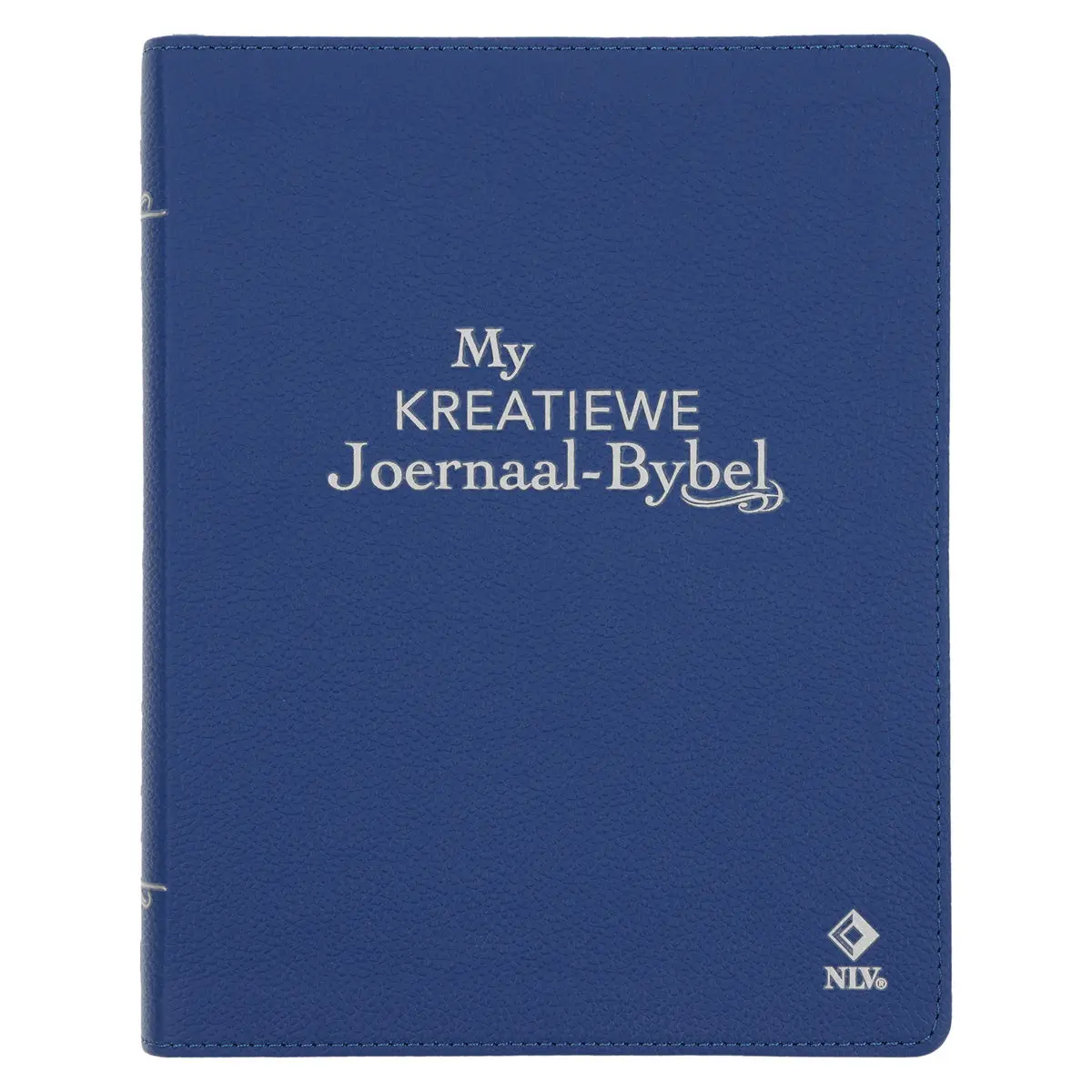 Nlv Koningsblou Egte Leer My Kreatiewe Joernaal-Bybel 1