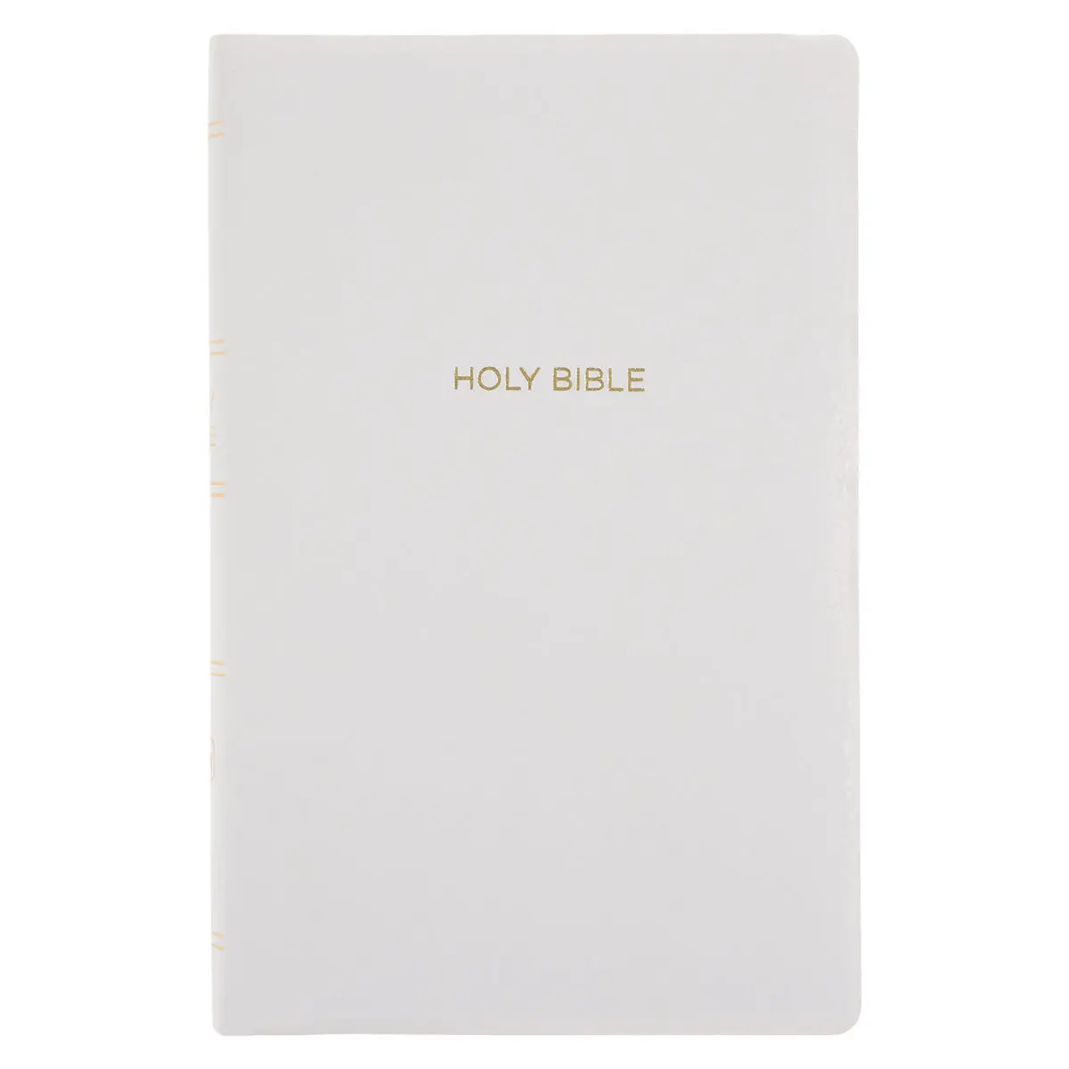 Nkjv White Flexcover Imitation Leather Gift & Award Bible Red Letter Comfort Print 1