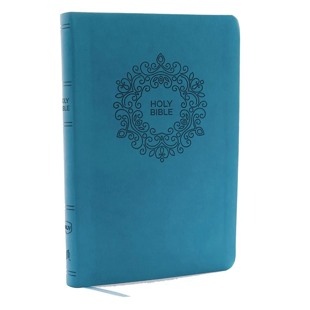 Nkjv Turquoise Imitation Leather Value Thinline Bible Large Comfort Print 1