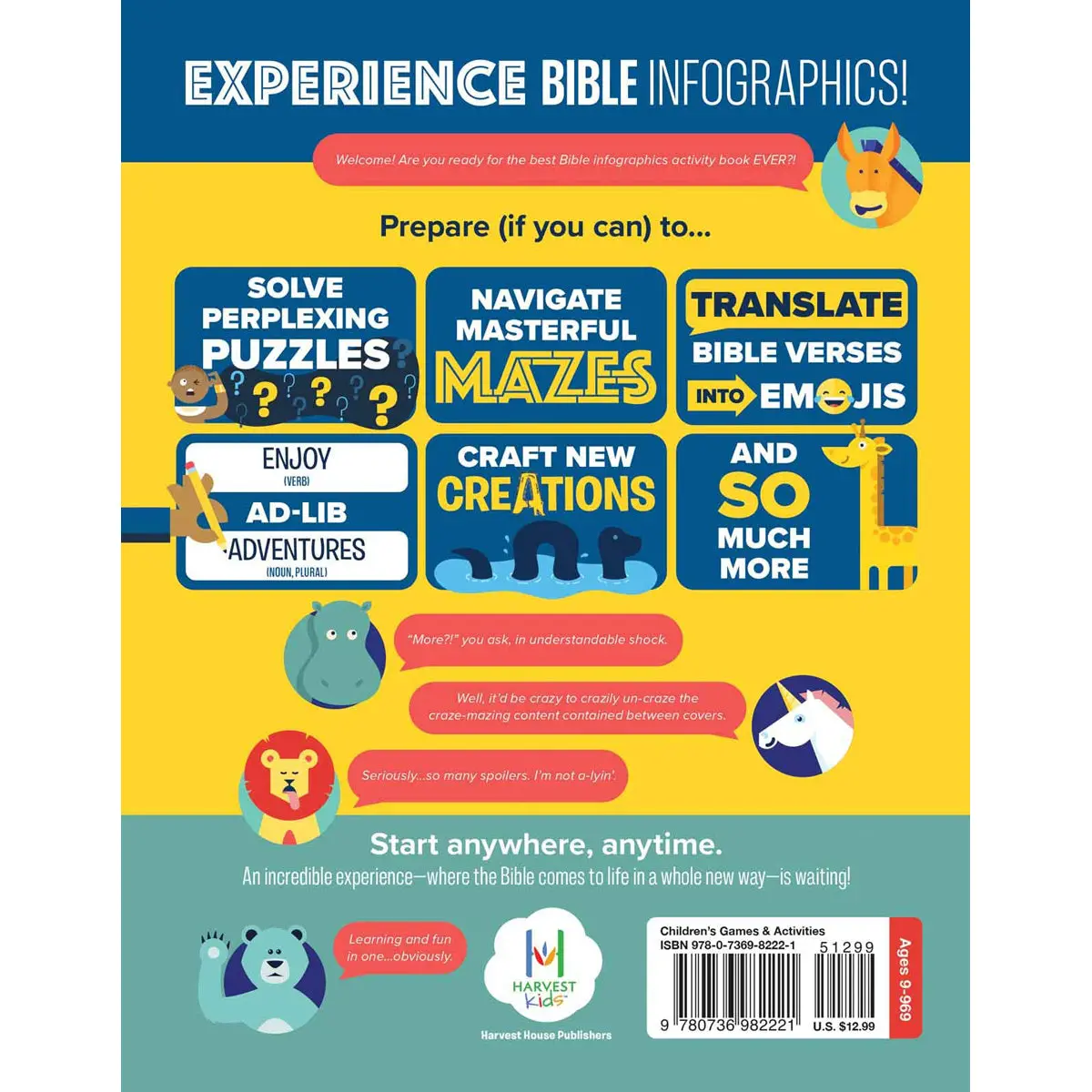 Bible Infographics For Kids Activity Book (Paperback) 2