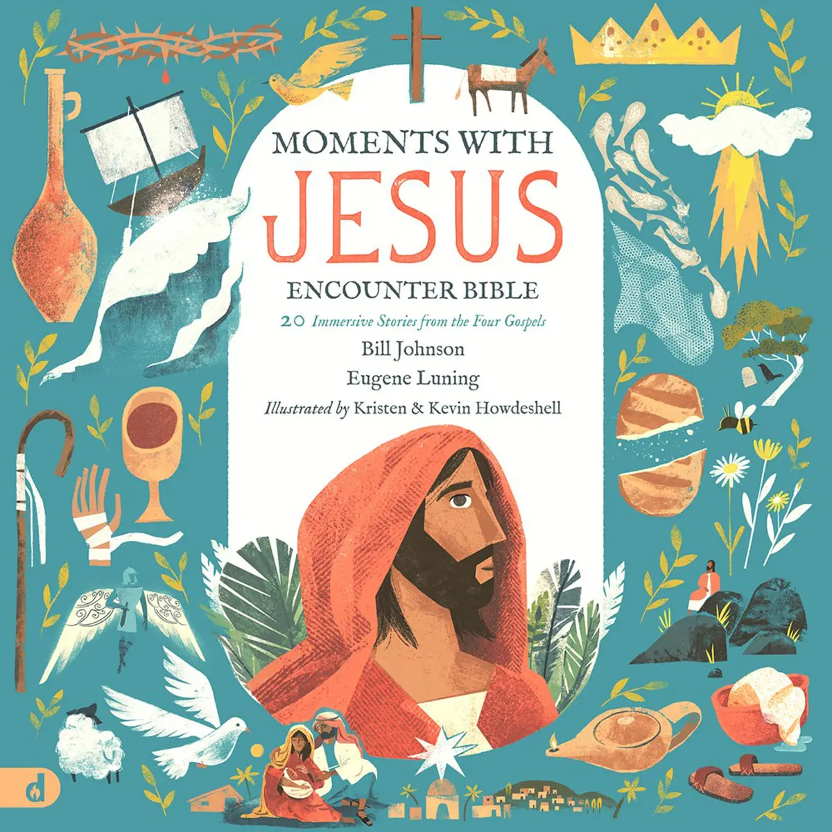 The Moments With Jesus Encounter Bible: 20 Immersive Stories From The Four Gospels (Hardcover) 1
