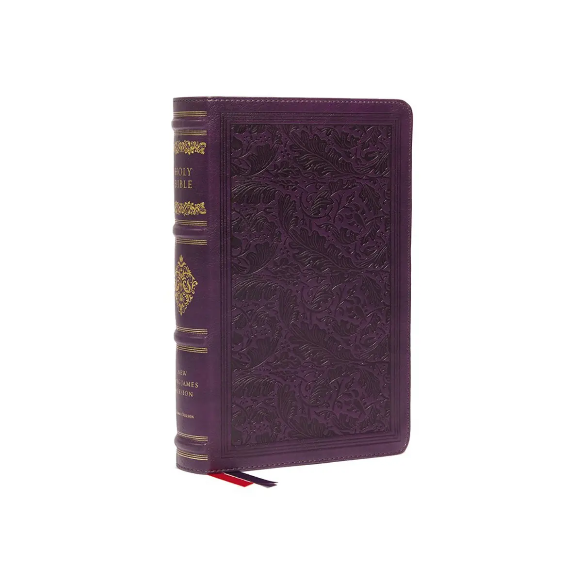 Nkjv Wide-Margin Ref Bible Purple (Sovereign Col)(Imitation Leather) 1