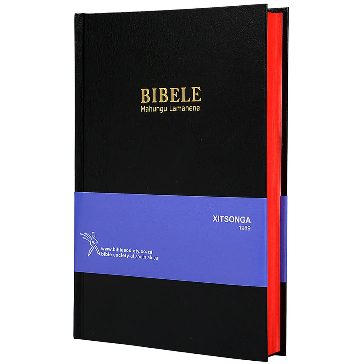 Tsonga 1989 Black Hardcover Bible Red Edge New Edition 1