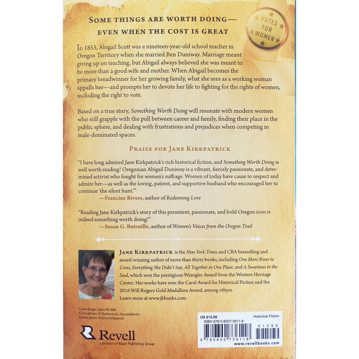 Something Worth Doing: A Novel Of An Early Suffragist (Paperback) 2