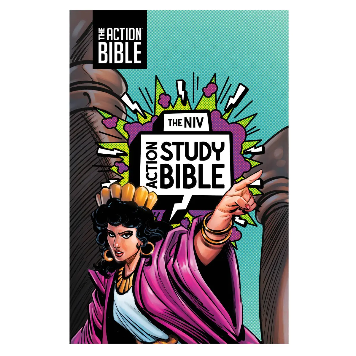 Niv Aqua Imitation Leather Action Study Bible 1