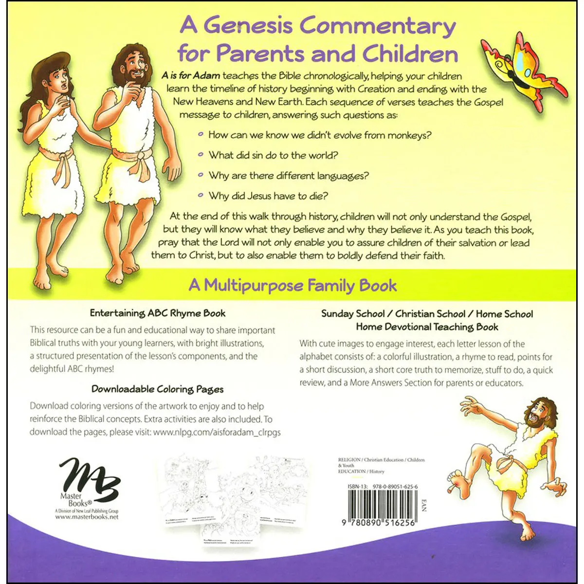 A Is For Adam: The Gospel From Genesis (Hardcover) 2