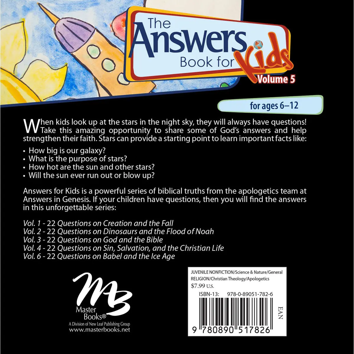 Answers Book For Kids Volume 5: 20 Questions From Kids On Space And Astronomy (Hardcover) 2
