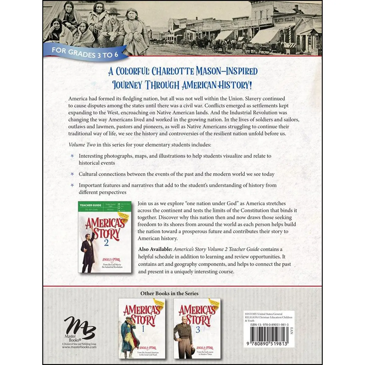 America's Story 2: From The Civil War To The Industrial Revolution (Paperback) 2