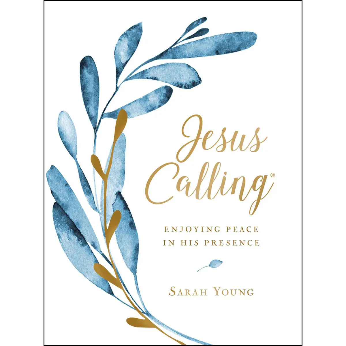 Jesus Calling Large Text Cloth Botanical Cover: Enjoying Peace In His (Hardcover) 1