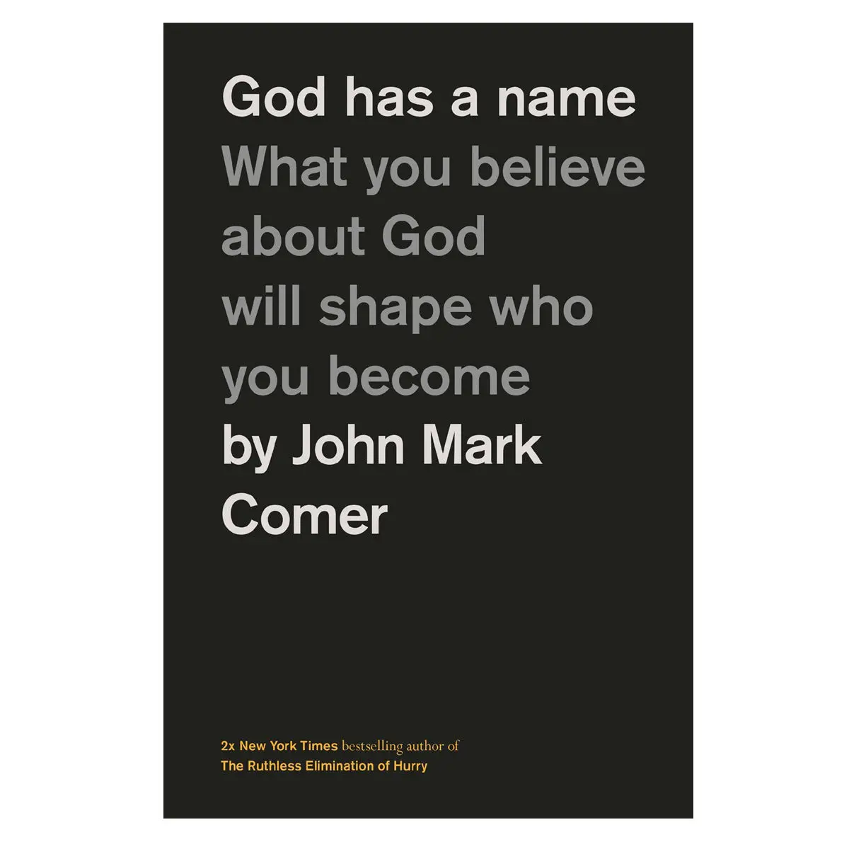 God Has A Name: What You Believe About God Will Shape Who You Become (Paperback) 1
