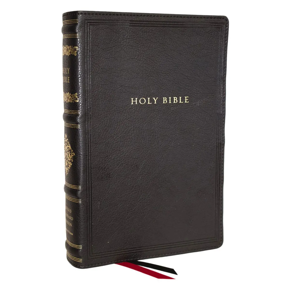 Rsv Black Imitation Leather Personal Size Bible With Cross References Sovereign Collection 1