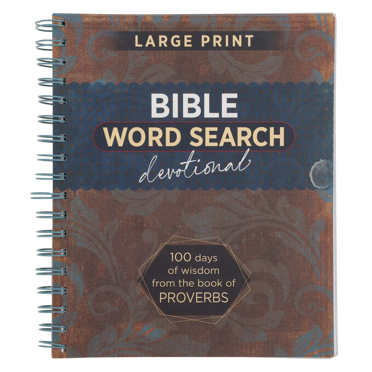 Bible Word Search Devotional: 100 Days Of Wisdom From The Book Of Proverbs Large Print Sb 1