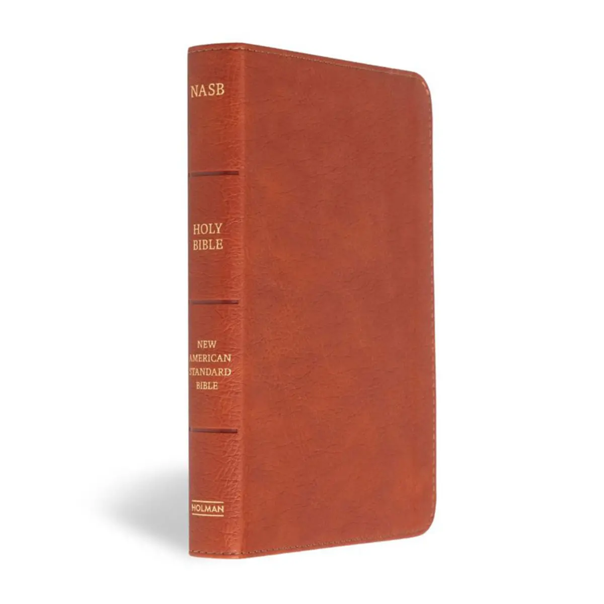 Nasb Burnt Sienna Imitation Leather Personal Size Bible 1